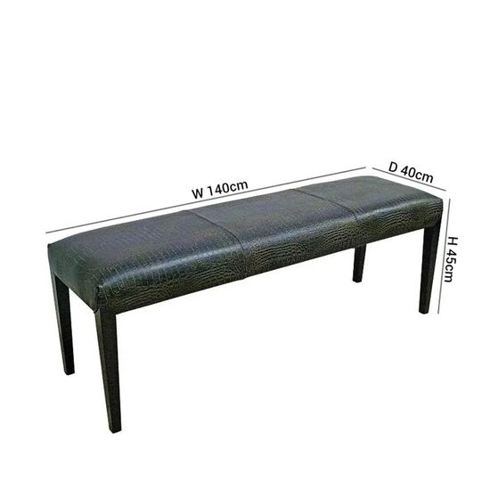 Juliette Leather Dining Bench - Variation Available